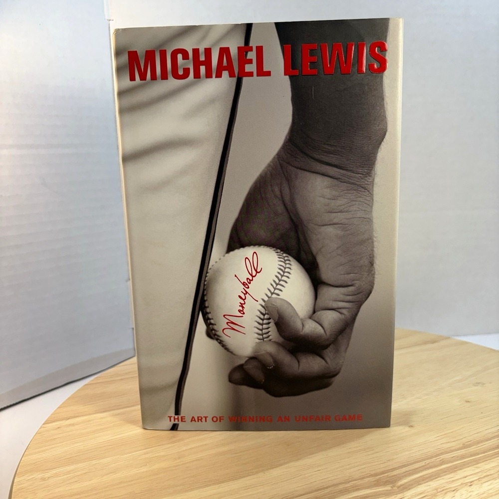 Moneyball Hardcover w/ Dust Jacket Michael Lewis Baseball Nonfiction Book